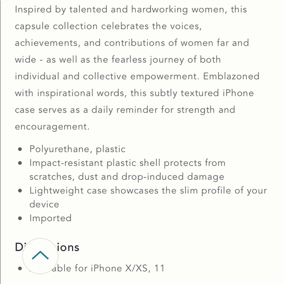 2/18$ iPhone 11 Case Anthropologie Fierce Female - Picture 2 of 5